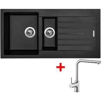 SINKS PERFECTO 1000.1 Pureblack+ELKA (PE100126ELCL)