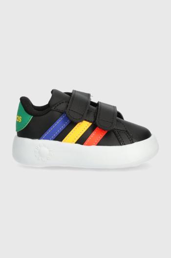 Dětské sneakers boty adidas GRAND COURT 2.0 CF I černá barva