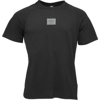 Umbro RLXS TEE ESSENTIALS Pánské triko, černá, velikost