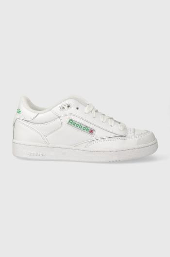 Kožené sneakers boty Reebok bílá barva