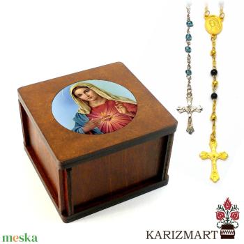 ✟ Rózsafüzér díszdobozzal #DD01-RF-6