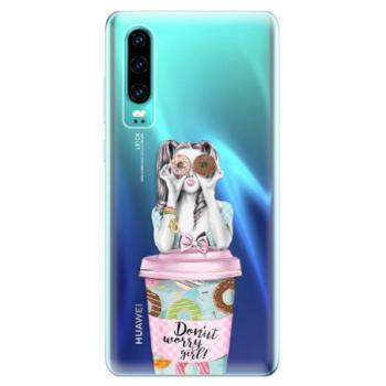 Odolné silikonové pouzdro iSaprio - Donut Worry - Huawei P30