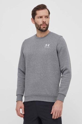 Mikina Under Armour pánská, šedá barva, s aplikací, 1374250