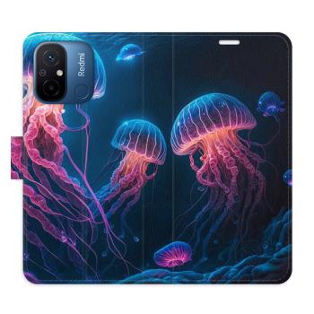 Flipové pouzdro iSaprio - Jellyfish - Xiaomi Redmi 12C