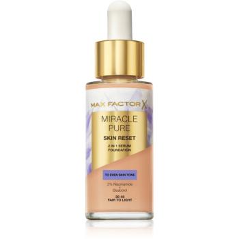 Max Factor Miracle Pure ošetrujúci make-up odtieň 30-40 Fair To Light 30 ml