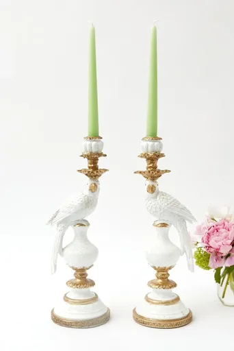 Sada svíček (2 kusy) Pastel 2 - Green