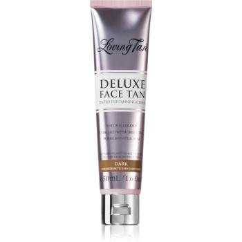 Loving Tan Deluxe Face Tan samoopalovací krém na obličej odstín Dark 50 ml