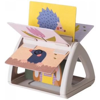 Taf Toys Tummy Time Spining Book Urban Garden otočná knížka 1 ks