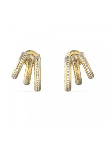 Guess Originální pozlacené náušnice Crazy Earrings JUBE03302JWYGT/U