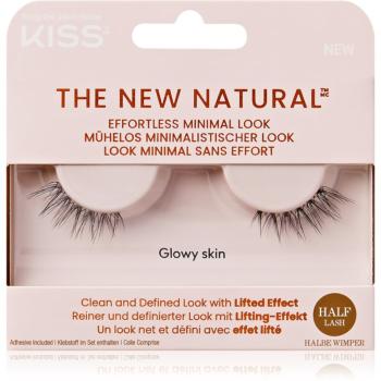 KISS The New Natural Effortless Minimal Look umělé řasy Glowy Skin 2 ks