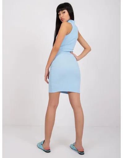 Dámské šaty Liza RUE PARIS světle modré