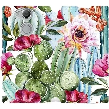 Flipové pouzdro na mobil Sony Xperia XA2 - MG09S Kaktusy a květy (5903226346509)