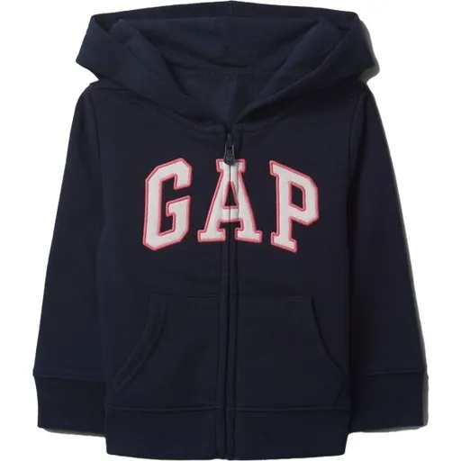 GAP V- FRCH LOGO Dívčí mikina s logem, tmavě modrá, velikost 3Y