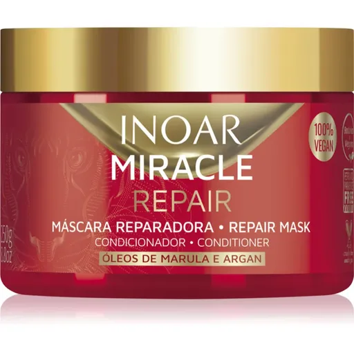 INOAR Miracle Repair regenerační maska pro suché a poškozené vlasy 250 g