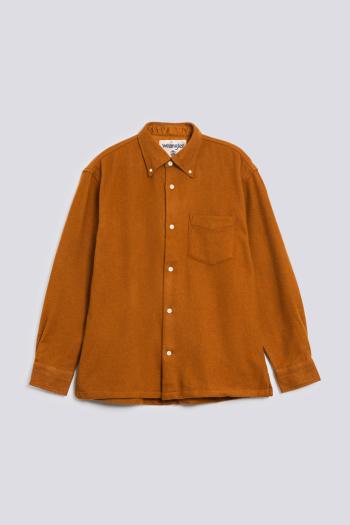 KOŠILE GANT W. REL WOOL SHIRT COGNAC