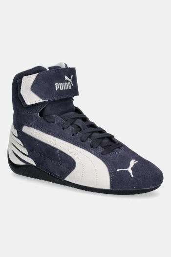 Semišové tenisky Puma Speedcat Mid tmavomodrá farba, 400384