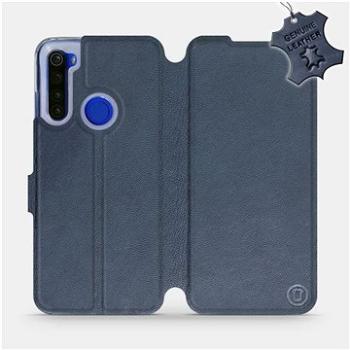 Flip pouzdro na mobil Xiaomi Redmi Note 8T - Modré - kožené -   Blue Leather (5903516116621)