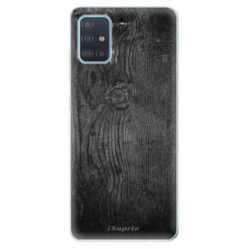 Odolné silikonové pouzdro iSaprio - Black Wood 13 - Samsung Galaxy A51