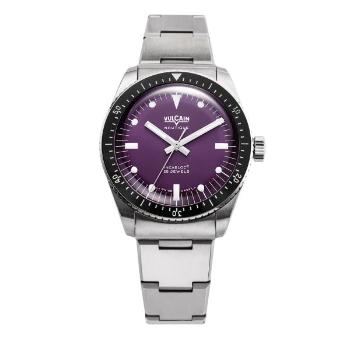 Vulcain Skindiver Nautique Purple - Steel Bracelet