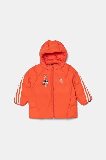 Kojenecká bunda adidas I DY MMKT oranžová barva, IV9646