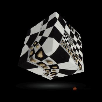 V-Cube 3x3 versenykocka, Sakktábla illúzió
