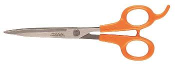 FISKARS Hajvágó olló, 17 cm, FISKARS &quot;Classic&quot;, narancssárga