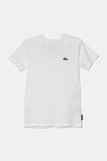 Dětské bavlněné tričko Quiksilver BASIC SS TEE bílá barva, EQBZT04746