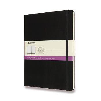 Zápisník Moleskine ČERNÝ - tvrdé desky - XL, čistý-linkovaný 1331/1119001