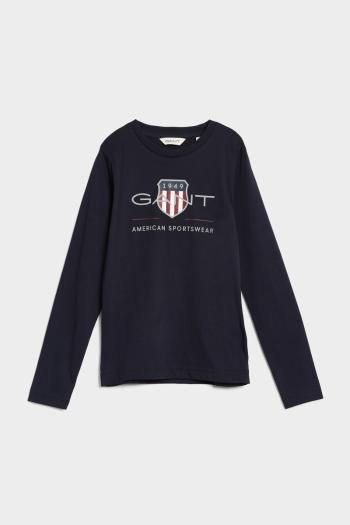 TRIČKO GANT ARCHIVE SHIELD LS T-SHIRT EVENING BLUE