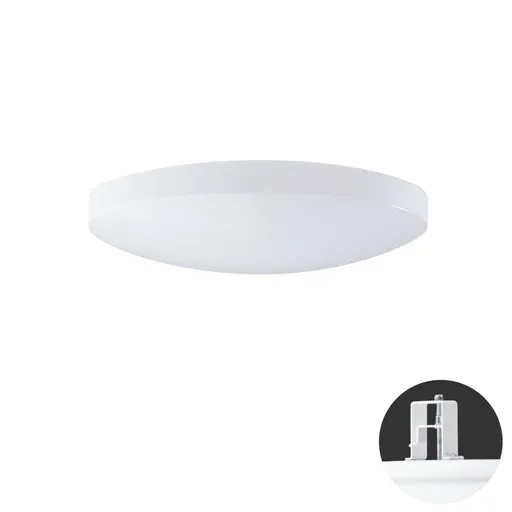 OSMONT SAG68681 SAGITA V1 stropní/nástěnné plastové polovestavné svítidlo bílá IP44 4000 K 18W LED HF
