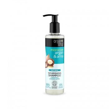 Organic Shop Vyživující šampon Moroccan Argan & Amla (Nourishing Shampoo) 280 ml