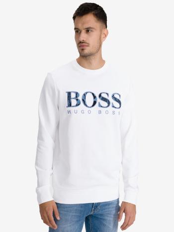 BOSS Mikina Bílá