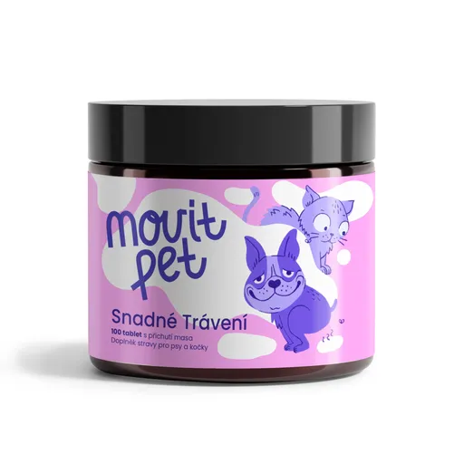 MOVit PET Snadné trávení 100 tablet