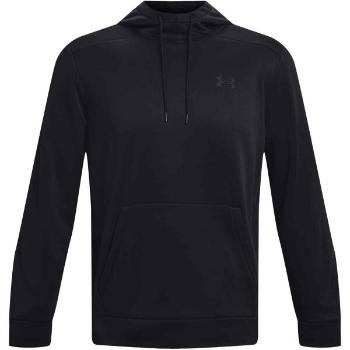 Under Armour ARMOUR FLEECE HOODIE Pánská mikina, černá, velikost