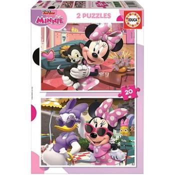 Educa Puzzle Minnie 2x20 dílků (19297)