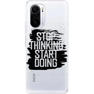 iSaprio Start Doing - black pro Xiaomi Poco F3 (stadob-TPU3-PocoF3)