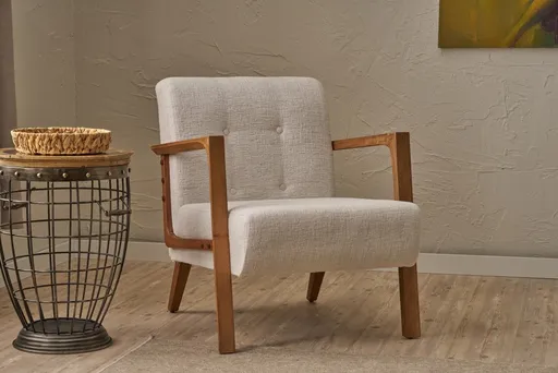 Křeslo ušák Kemer - Cream v2