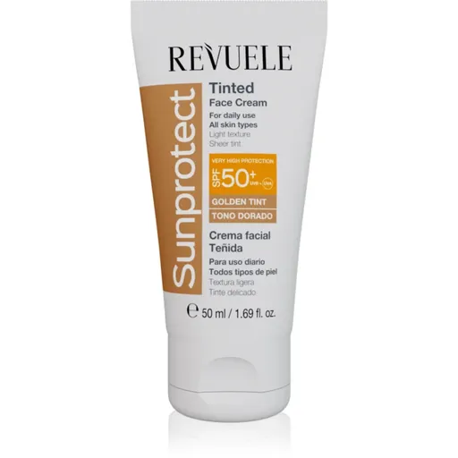 Revuele Sunprotect Tinted Face Cream tónovací ochranný krém SPF 50+ odstín Golden Tint 50 ml