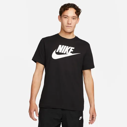 Nike Sportswear Mens T-Shirt XL BLACK/WHITE