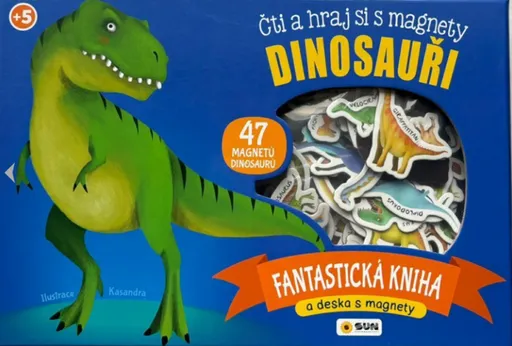 Čti a hraj si s magnety DINOSAUŘI