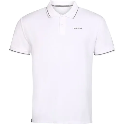 PROGRESS HOGAR Pánská bambusová polokošile, bílá, velikost