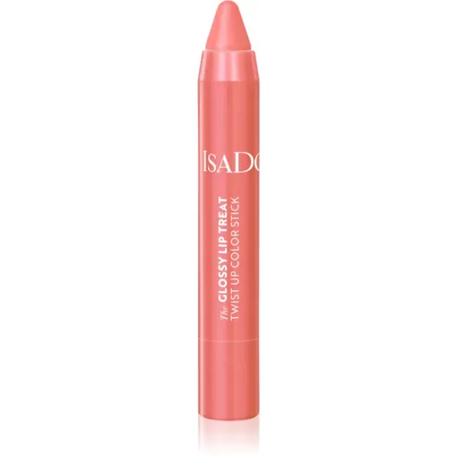 IsaDora Glossy Lip Treat Twist Up Color hydratační rtěnka odstín 09 Beach Peach 3,3 g