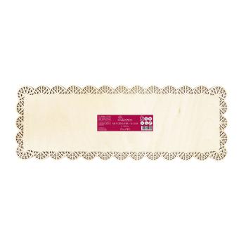 Fa süteményes tálca 36 x 13 cm