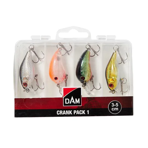 DAM Sada wobleru Crank Pack 4ks,DAM Sada wobleru Crank Pack 4ks