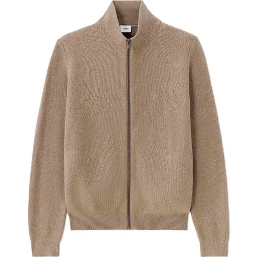 CELIO MELIMZIP Pánský svetr, béžová, velikost