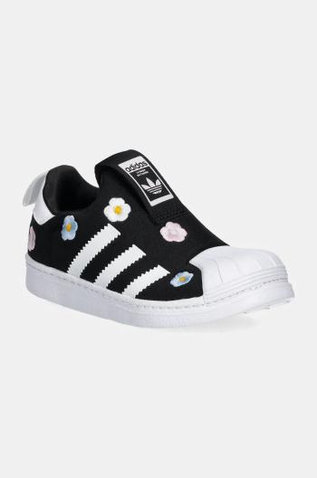 Dětské sneakers boty adidas Originals SUPERSTAR 360 C černá barva, IG7014