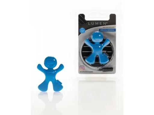 Vůně do auta panáček Leonardo BREZZA MARINA modrý - LUMEN