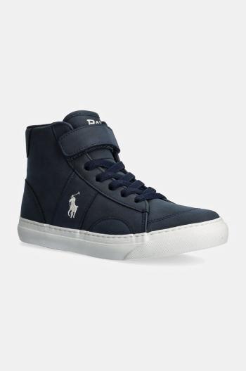 Dětské sneakers boty Polo Ralph Lauren RYLEY MID tmavomodrá barva, RL01232410