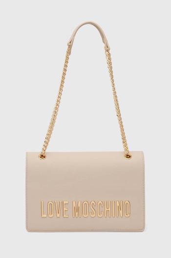 Kabelka Love Moschino béžová barva, JC4192PP1LKD0000