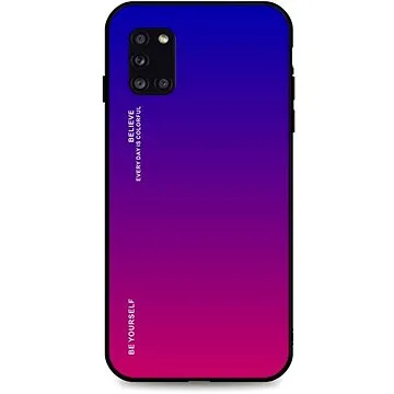 TopQ LUXURY Samsung A31 pevný duhový fialový 50907 (Sun-50907)